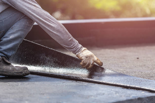 Professional Exterior Waterproofing technician working in Belle Center, OH